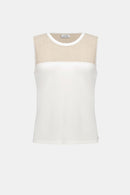 Straight Cami - Vanilla/gold