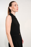 Wide Leg Jumpsuit - Black
