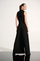 Wide Leg Jumpsuit - Black