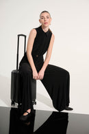 Wide Leg Jumpsuit - Black