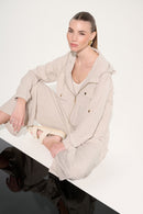 Hood Boxy Utility Jacket - Moonstone