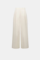 Pull-On Wide Leg Trousers - Moonstone