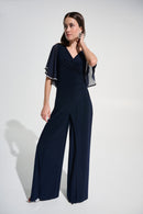 Signature Wide Leg Jumpsuit - Midnight Blue