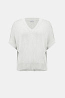 Sweater Knit Relaxed Top - Vanilla