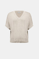 Joseph Ribkoff Sweater Knit Relaxed Top - Moonstone