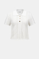 Sweater Knit Shirt - Vanilla