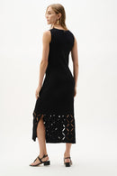 Knit Sleeveless Dress - Black