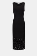 Knit Sleeveless Dress - Black