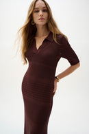 Straight Dress - Mahogany