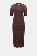 Straight Dress - Mahogany