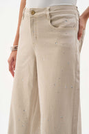 Denim Wide Leg Jeans - Moonstone