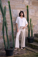 Denim Wide Leg Jeans - Moonstone