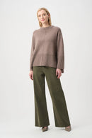 Featherweave WideLeg Jean - Avocado