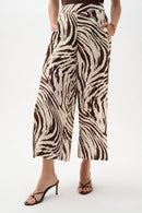 Animal Print Culottes - Beige/brown