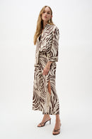 Animal Print Culottes - Beige/brown