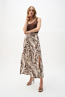 Animal Print Culottes - Beige/brown