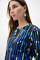 Geo Print Fitted Jacket - Black/multi