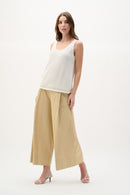 Embellished Knit Camisole - Vanilla