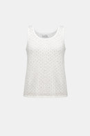 Embellished Knit Camisole - Vanilla