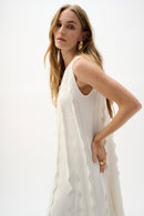 Sleeveless A-Line Dress - Vanilla