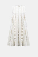 Sleeveless A-Line Dress - Vanilla
