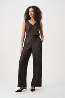 Pull-On Wide-Leg Trouser - Mocha