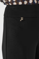 Wide-Leg Pull-On Trouser - Black