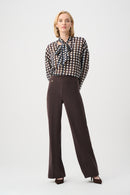 Wide-Leg Pull-On Trouser - Mocha