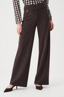 Wide-Leg Pull-On Trouser - Mocha