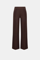 Wide-Leg Pull-On Trouser - Mocha