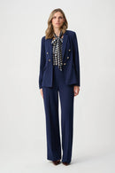 Wide Leg Pull-On Trouser - Indigo