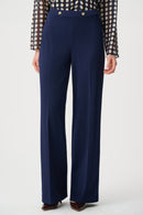 Wide Leg Pull-On Trouser - Indigo