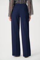 Wide Leg Pull-On Trouser - Indigo