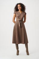 Fit and Flare Dress - Mink