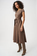 Fit and Flare Dress - Mink