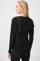 Jacquard Boxy Top - Black