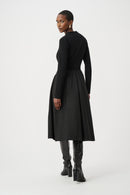 Fit and Flare Dress - Black