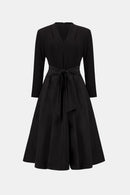Fit and Flare Dress - Black