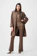 Flared Pull-On Trouser - Mink