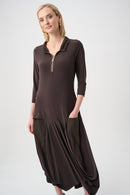 Memory Cocoon Dress - Mocha