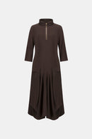 Memory Cocoon Dress - Mocha