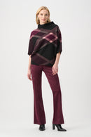 Flared Pull-On Trouser - Elderberry
