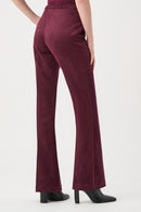 Flared Pull-On Trouser - Elderberry