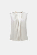 Straight Sleeveless Top - Winter White