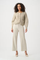 Wide Leg Pull-On Trouser - Moonstone