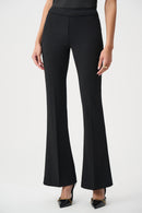 Flared Pull-On Trouser - Black