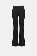 Flared Pull-On Trouser - Black