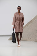 Scuba Jersey Dress - Mink