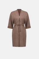 Scuba Jersey Dress - Mink