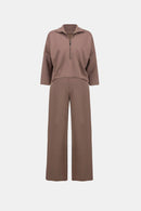 Wide Leg Jumpsuit - Mink